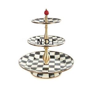 Soporte para Tartas Decorativo de Último Diseño, Soporte para Postres para Bodas, Aniversarios, Decoración de Fiestas, Servidor de Tartas de Aluminio - Product Image 3