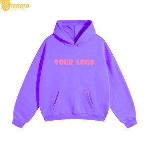 Sudadera con Capucha Extra Grande con Logotipo Personalizado para Hombre y Mujer, Sudadera de Felpa de Algodón Grueso de 350 g/m², Sudadera Unisex con Hombros Caídos - Product Image 5
