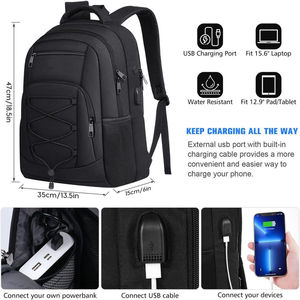 Multifunctional Waterproof School Bags <b>Backpack</b> Black Children School Bags for Boys Girls <b>Kids</b> <b>Backpacks</b> Students School Bags - Product Image 4