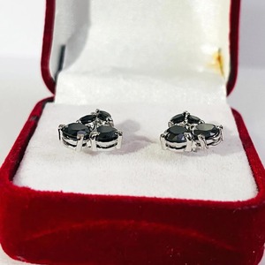Pendientes de Diseño con Diamantes de Moissanita Negra, Plata de Ley 925, Clásicos, Personalizados para Mujer y Otras Joyas de Diamantes - Product Image 3