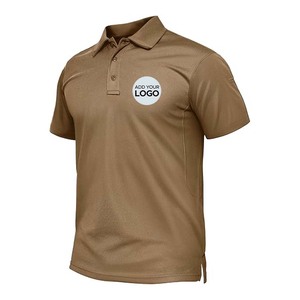 Camiseta de Golf de Manga Corta, Tejida, Sólida, Informal, Deportiva, Táctica, para Hombre, de Secado Rápido, Absorbe la Humedad, Tallas M-3XL - Product Image 2