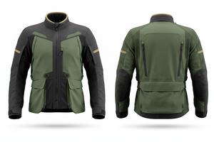 Blouson textile de moto personnalisé pour homme, protection haute performance, équipement de conduite, poches avant, vestes de moto - Product Image 4