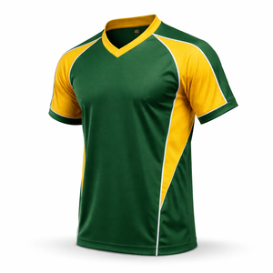Camiseta de Cricket Personalizada al por Mayor, Transpirable, de Secado Rápido, que Absorbe la Humedad, 100% Poliéster, Fabricante OEM Directo, Camisetas Personalizadas al por Mayor - Product Image 3