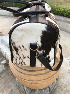 Bolsa de Viaje de Cuero Genuino con Cierre de Cremallera, Estilo Vintage, Gran Capacidad, LHDB-0143 - Product Image 6