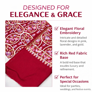 Écharpes en soie brodées à la main de luxe, motif camouflage, légères, vintage, multifonctionnelles, châles pour femmes, artisanat artisanal - Product Image 6