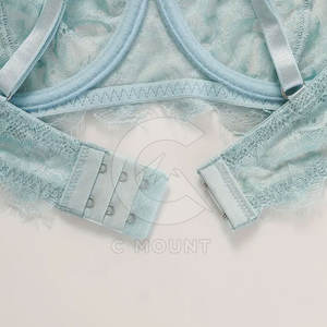 Lencería para Mujer, Conjunto de Lencería de Encaje, Lencería de Satén, Ropa de Dormir, Ropa Interior Elegante, Lencería de Moda - Product Image 3