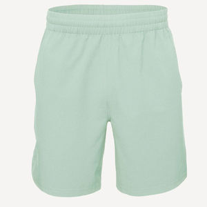 Shorts en tricot pour homme, couleur unie, taille mi-haute, taille élastique, coupe régulière, style décontracté, vert menthe - Product Image 1