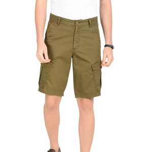 OEM Service Low MOQ Mens 100% Cotton Cargo Shorts Stylish Casual with Multiple Pockets Breathable Eco-Friendly Wholesale - Product Image 1