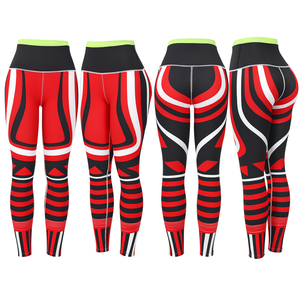 กางเกงเลกกิ้งโยคะขายส่งแบบกำหนดเองสำหรับผู้หญิง สีพื้น ความยาวเต็มตัว เอวสูง สำหรับออกกำลังกาย ฟิตเนส วิ่ง ระบายอากาศ แห้งเร็ว - Product Image 4