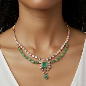 ชุดเครื่องประดับสร้อยคอและต่างหูดีไซน์เรียบหรูสำหรับใส่ทุกวัน ผลิตจากเงินแท้ Gajaah 925 สไตล์มินิมอล - Product Image 3