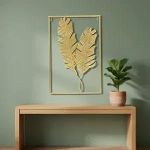 Handmade Metal Wall Art Decorative Wall Sculpture Modern Luxury Home Decor Wall Hanging Craft for Living Room Bedroom Office - Product Image 1
