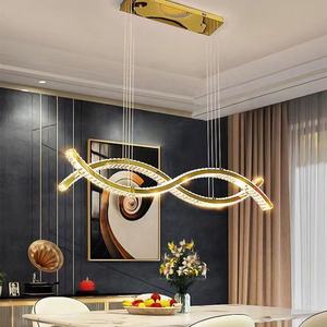 Lampadario in Cristallo di Lusso per Bancone, Illuminazione Moderna e Semplice per Sala da Pranzo - Product Image 3