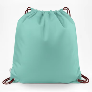 Lightweight Drawstring Backpack Durable Fabric Gym Sports <b>Bag</b> with Custom Logo for Daily Use - Product Image 3