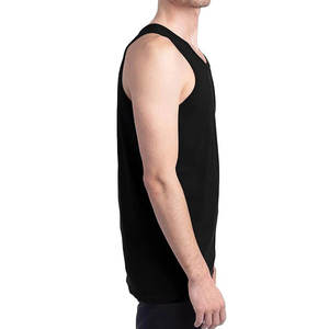 เสื้อกล้ามออกกำลังกายผู้ชาย ผ้าถักระบายอากาศได้ดี 100% ผ้าฝ้าย สำหรับฟิตเนสเพาะกาย - Product Image 3