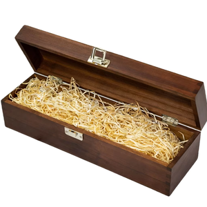 Coffret cadeau de boîte à vin en bois personnalisé en gros avec ouvre-vin gravé pour les mariages, cadeaux d'entreprise, commandes en gros au détail - Product Image 1