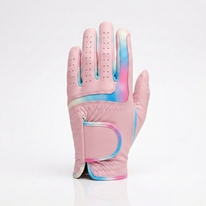 Gant de golf en cuir Cabretta personnalisé de qualité supérieure, main gauche, design respirant à flux d'air, prise en main souple, fabricant OEM ODM à faible MOQ - Product Image 1