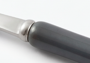 Ensemble de couverts modernes en acier inoxydable, 4 pièces, couteau, fourchette, cuillère, ustensiles de service avec poignées en résine, compatibles lave-vaisselle, pour la restauration - Product Image 2