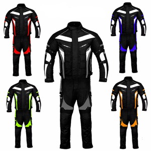 Cordura Printed Motorcycle <b>Racing</b> <b>Jacket</b> and Trousers Set XL Waterproof Breathable Windproof Full Sleeve Custom Logo Unisex - Product Image 4
