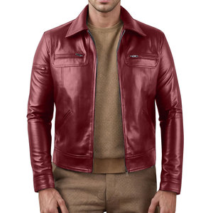 Venta Directa de Fábrica, Chaqueta de Cuero Transpirable para Hombre, Talla Grande, Estilo Motero, Diseño 2026, Ropa para Motociclismo - Product Image 1
