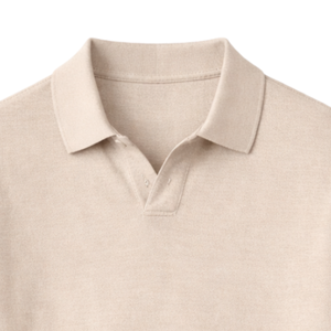 Polo en Lin Tricoté pour Homme, Manches Courtes, Léger, Respirant, Coupe Slim, Décontracté et Élégant, Idéal pour l'Été, Écologique, Vente en Gros - Product Image 2