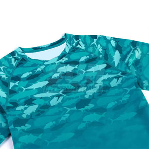 Nuevas Camisetas de Pesca Transpirables para Adultos, Tallas Grandes, Más Vendidas, al por Mayor, 100% Poliéster, Alta Calidad, UPF 50, Secado Rápido, Tipo Pullover - Product Image 5