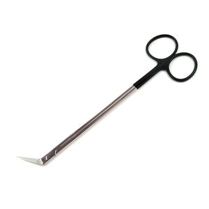 Ciseaux vasculaires chirurgicaux Ovexa OS-SIS-1442 en acier inoxydable, à 45 degrés, à pointe arrondie, anti-acide, pour microchirurgie, légers et personnalisables - Product Image 4