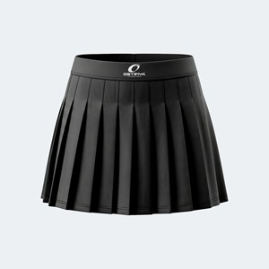 Breathable Lightweight Casual Wear All Season Solid Colors Women's <b>Skirt</b> Comfortable Fit Sporty <b>Elastic</b> <b>Waist</b> Wholesale Rate - Product Image 3