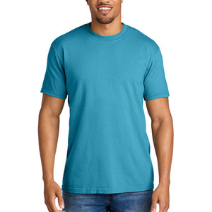T-shirts pour hommes à col rond en coton lourd de haute qualité avec logo personnalisé, 100% coton, pas cher, 52% coton 48% polyester, design sur mesure - Product Image 3