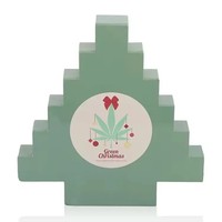Boîte de calendrier de l'avent en forme de sapin de Noël, boîte en carton personnalisée, 24 tiroirs, emballages cadeaux