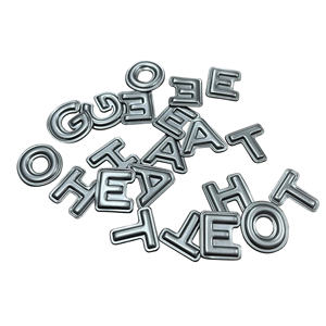 Pegatinas de letras de TPU vibrantes y duraderas personalizadas, parches decorativos para bolsos, ropa, accesorios de moda, etiquetas para ropa, rollo - Product Image 3