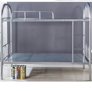 В наличии, качественная современная мебель из утолщенного стального каркаса, детская двухъярусная кровать для общежитий - Product Image 4