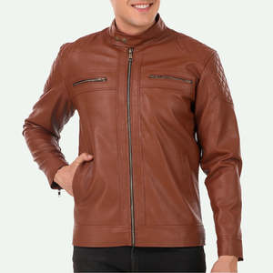 Nueva Llegada, Precio al por Mayor, Chaquetas de Cuero para Hombre de Material Suave, Chaquetas de Hombre, Chaqueta de Cuero Casual de Alta Demanda para Hombre - Product Image 4