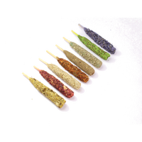 Mini bâtons d'encens à base de plantes de 3 pouces ensemble lavande sauge blanche Rose vétiver camomille safran Kusum diffuseur de fleurs tibétaines