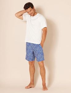<b>Men's</b> White Short Sleeve Rash Guard 100% Polyester Quick Dry <b>Swim</b> <b>Shirt</b> - Product Image 5