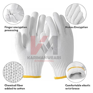 Guantes de Seguridad Resistentes a Cortes de Nivel 5, HPPE, Tejido Sin Costuras, Recubiertos de PU, Antideslizantes, para Trabajo Industrial y Construcción - Product Image 4