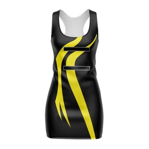 <b>Women's</b> Durable Plus Size Netball <b>Skort</b> Uniform Quick Dry Breathable 100% Polyester Sublimation Print Teamwear OEM Custom Dress - Product Image 5