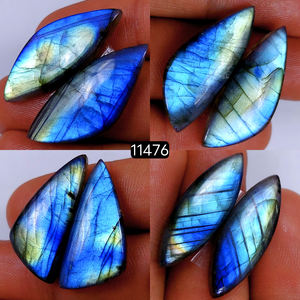 Ornements suspendus en cristal de labradorite brute scintillante de haute qualité, forme libre, diamant, décorations bleues apaisantes, vente en gros - Product Image 1