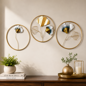 Décoration Murale Florale Multicolore en Fer Forgé Faite à la Main, Art Mural Botanique Moderne en Métal pour Salon, Chambre et Intérieur de Maison - Product Image 6