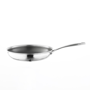 Elegant Stainless Steel Fry Pan Designed To Combine Style And Function Offering Superior Cooking Performance - Product Image 3
