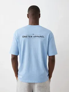 230GSM Oversized Men <b>T</b> <b>Shirt</b> 100% Cotton O-Neck Short Sleeve Blank Tee Custom Logo Plus Size Casual Wear - Product Image 2