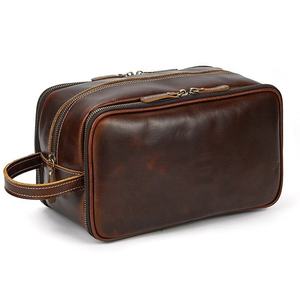Nouvelle conception de trousse de toilette en cuir pour hommes et femmes, sac à main pour maquillage, trousse de toilette fabriquée par RIMZA INDUSTRIES - Product Image 1