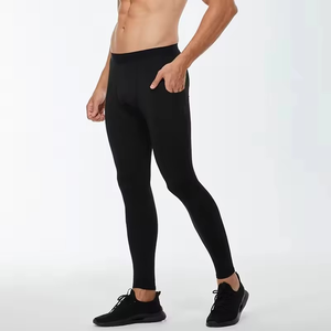 Leggings de Yoga para Hombre de Alta Calidad, Transpirables, con Logotipo Personalizado, Cintura Elástica, Ligeros y Sin Costuras - Product Image 5