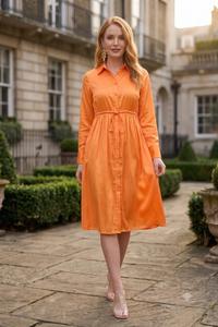 Women's Elegant Floral Midi Summer <b>Dress</b> Casual Printed Party Wear Eco Friendly Fashion <b>Dress</b> for Vacation and Events - Product Image 2
