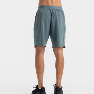 Customized Men's Summer Loose Fit Open Hem Twin Pleat Bermuda Shorts Wide Leg <b>Knee</b> Length Baggy Shorts Shorts for Men - Product Image 3