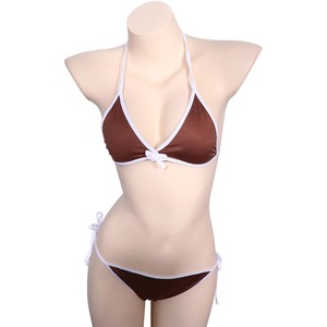 Nouvel ensemble bikini push-up sexy à décolleté plongeant, taille haute, motif à carreaux, contrôle du ventre, dos nu, maillot de bain deux pièces pour les vacances à la plage - Product Image 5