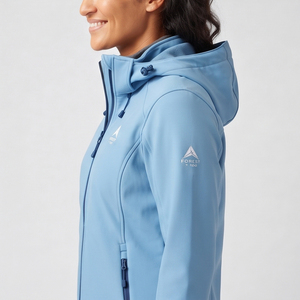 Chaqueta Softshell al por Mayor para Mujer, Impermeable, para Senderismo al Aire Libre, Fabricante Personalizado, Chaqueta Softshell con Capucha para Mujer - Product Image 5