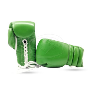 Best Quality Leather Boxing Gloves Training Gloves Lace-Up Closure Non-Slip Adjustable Wrist <b>Strap</b> UV Protection Comfortable - Product Image 5