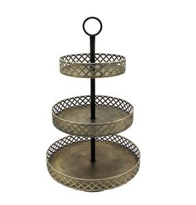 Support à gâteau exclusif en aluminium, best-seller, pour collection de tables de desserts design, créant une présentation de gâteaux sophistiquée. - Product Image 1