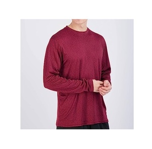 Men's Dry-Fit Moisture <b>Wicking</b> Performance Long Sleeve <b>T</b>-<b>Shirt</b> Direct From Factory - Product Image 1