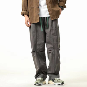 Solid Trader Durable Quality Soft Fabric Relaxed Fit Four Season Trendy Streetwear Fashion Bottom Wear For Boys Cargo <b>Pants</b> - Product Image 1